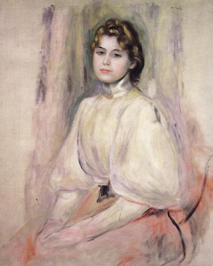 Pierre Renoir Young Woman Seated Germany oil painting art
